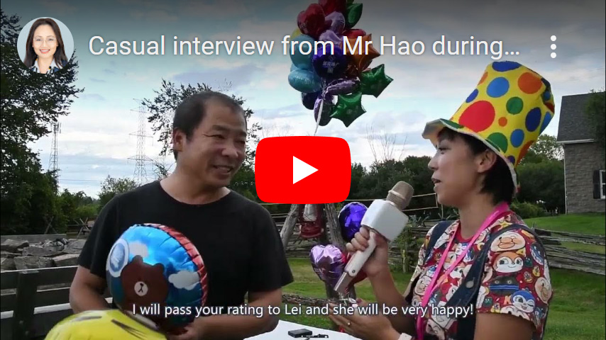 Casual interview from Mr Hao during Clients Event 2019 Summer 随机采访 郝先生 2019夏客户答谢会