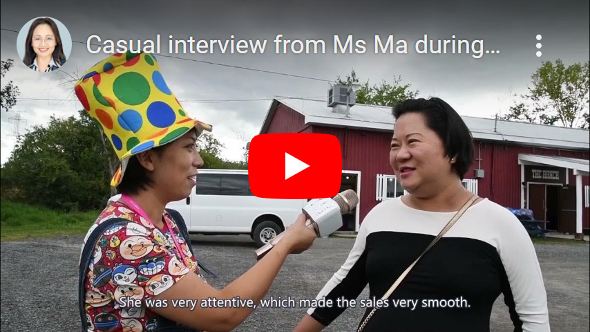 Casual interview from Ms Ma during Clients Event 2019 Summer 随机采访 马女士 2019夏客户答谢会
